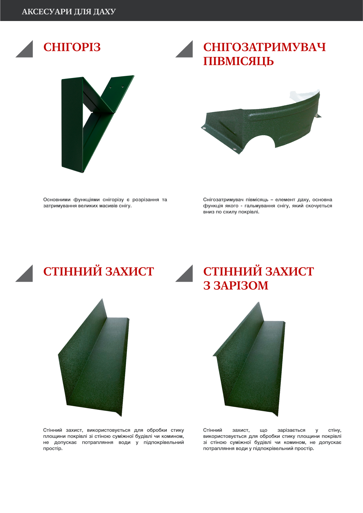  Аксесуари для даху